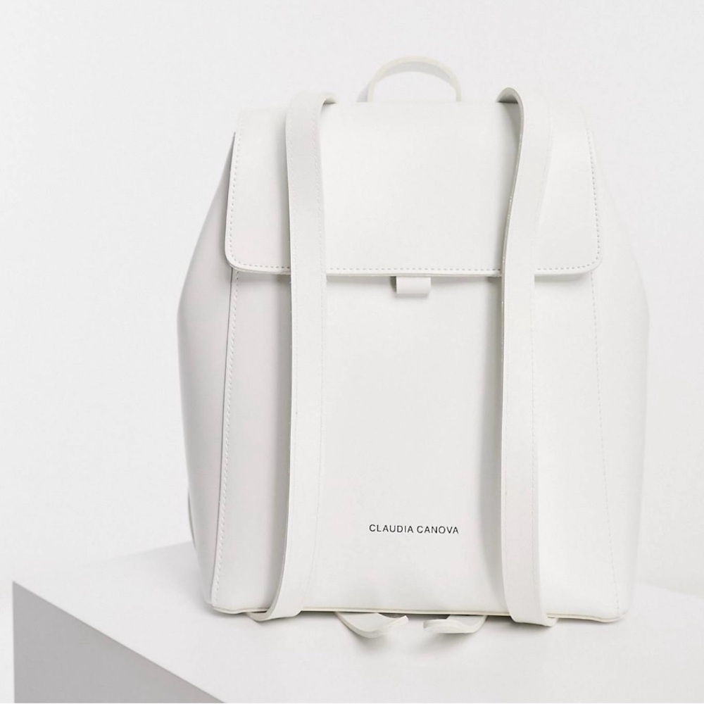 Claudia canova white backpack